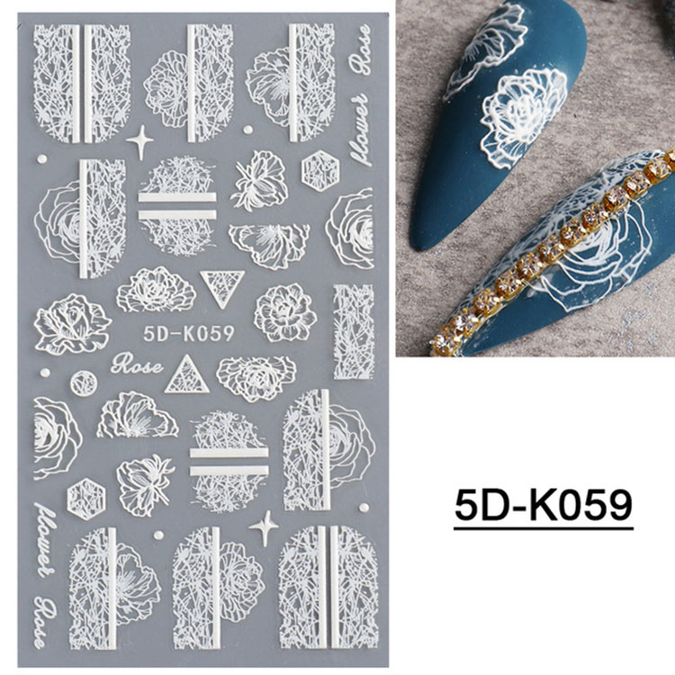 5d Stereoskopik Kabartmalı Çiçekler