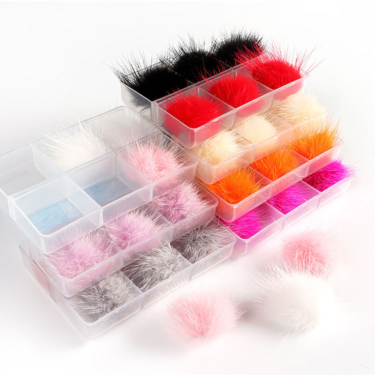 6 adet Kutu 3d Sofy Manyetik Pom Pom Çivi İçin