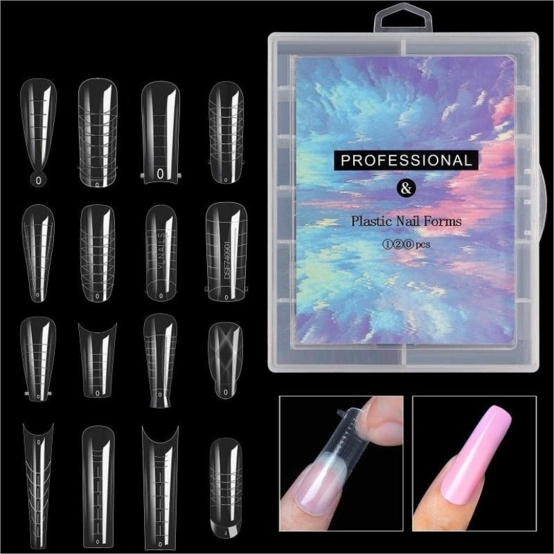 Akrilik Nail Art Kalıp Yapay Tırnak İpuçları