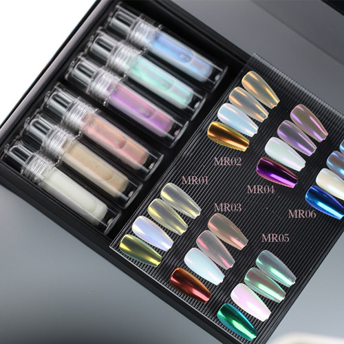High Gloss Morandi Likit sihirli ayna Tırnak Tozu