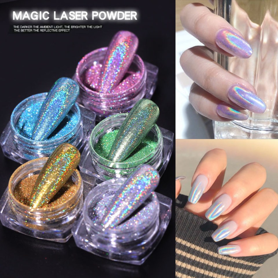 Lazer Gökkuşağı Parıltı Tozu