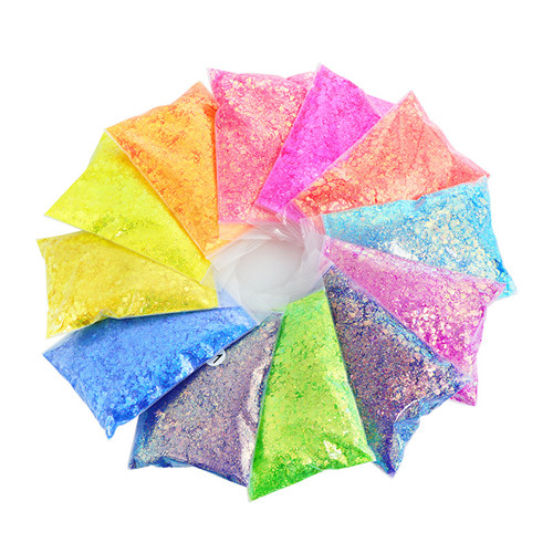 Tırnak Salonu İçin Payetler Tırnak Tozu Glitter Diy Tırnak Dekorasyonu